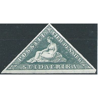 South Africa 1926 SG33a 4d Grey-Blue AFRIKAANS Mounted Mint ... .