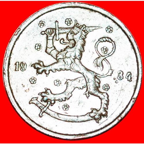 LION: FINLAND ★ 5 PENCE 1934! LOW START★NO RESERVE!