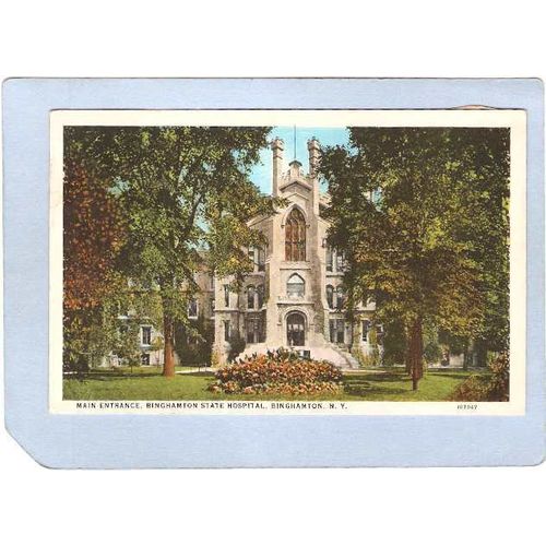 New York Binghamton Main Entrance Binghamton State Hospital ny_box2~595