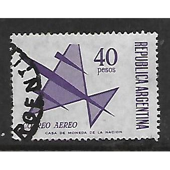 ARGENTINA REP 1963 AIR FLIGHT 40p LILAC SG1292 FINE USED