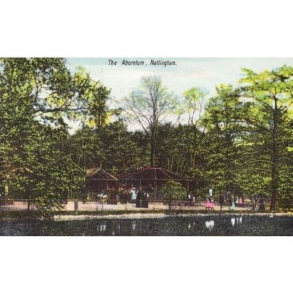 Nottingham Aboretum Park Vintage Postcard