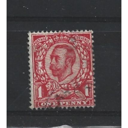 GB.SG341 1d Scarlet.Fine Used.Jun25a
