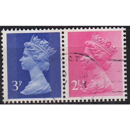 ENGLAND GREAT BRITAIN [Zdr] W029 ( O/used ) Machin se-tenant