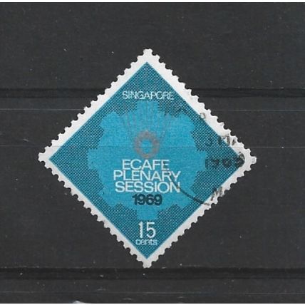 Singapore.SG116 15c E.C.A.F.E. Emblem.Fine Used.Jun25