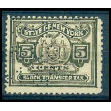Used Revenue 5c N.Y. Stock Transfer Average Plus WA2855