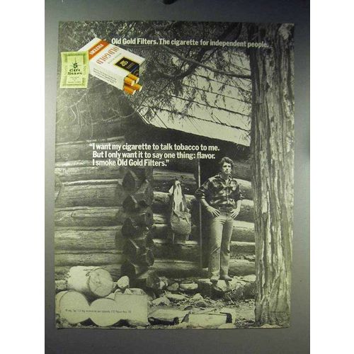 1971 Old Gold Cigarettes Ad - For Independent People