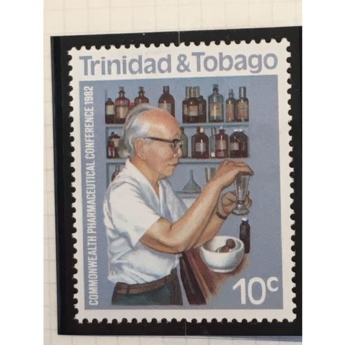Trinidad & Tobago 1982 Pharmaceutical Conference 10c Mounted Mint MM SG600 stamp