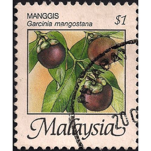 MALAYSIA, PLANTS, Mangosteen, 1986, $1