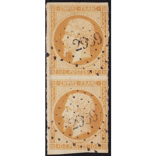 FRANKREICH FRANCE [1853] MiNr 0012 I a ( O/used ) [09] 2er
