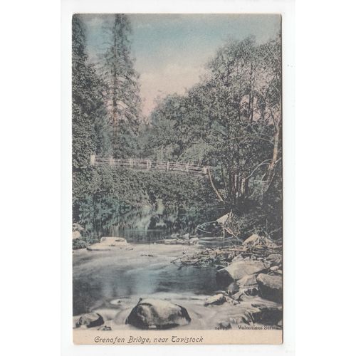 Grenofen Bridge near Tavistock Postcard Devon
