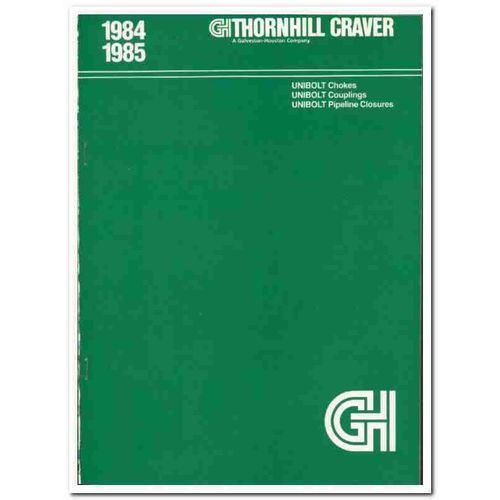 Galveston-Houston Company 1983 Vintage Catalog GH Thornhill Craver Oil