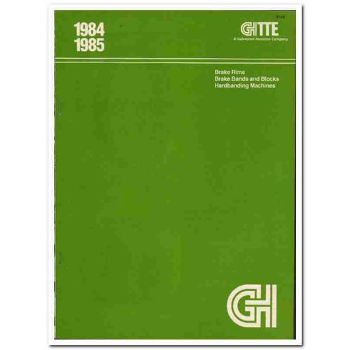 Galveston-Houston Company 1983 Vintage Catalog GH TTE Brake Rims Bands