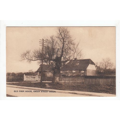 Old Farm House Green Street Green Postcard Kent