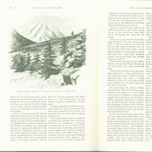 Mountaineering in the Kings River Country: 1864..1 to >29 lots of 10 copies