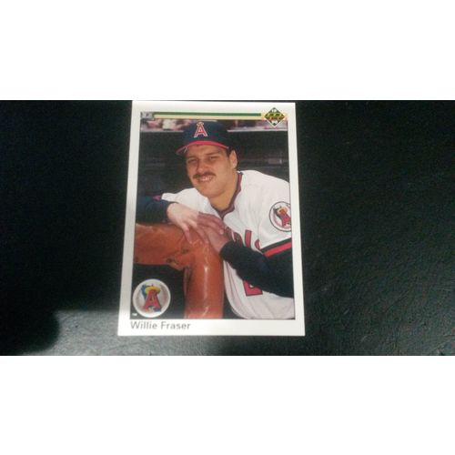 1990 Upper Deck Card # 085 Willie Fraser Near Mint (7) California Angels
