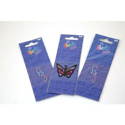 Face body Eyes Art Jewels Festival/Party/Rave 3d Tattoo Transfers Butterfly NEW