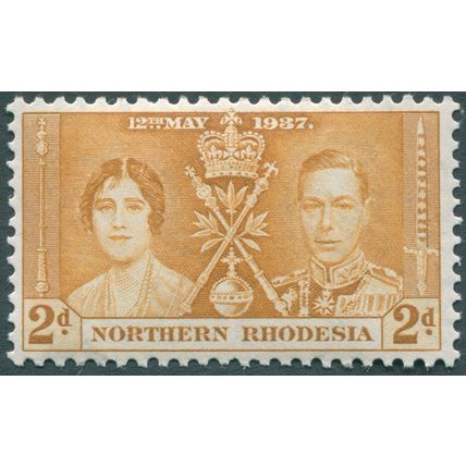 Northern Rhodesia 1937 2d buff SG 23 unused