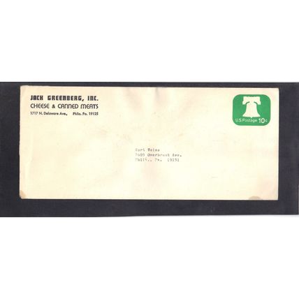 Cheese and Canned Meats U567 10c Liberty Bell CV03045