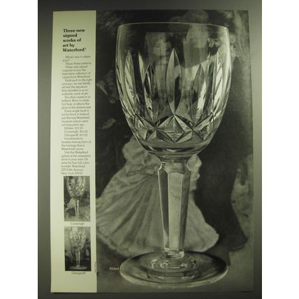 1974 Waterford Crystal Ad - Glengarriff, Comeragh, Kildare