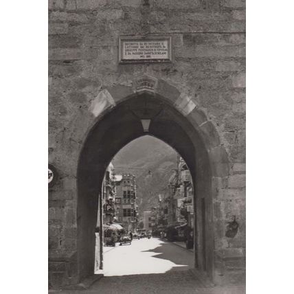 Sterzing Through The Arch Vipiteno Italy Vintage Real Photo Postcard