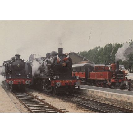 Provins CFTA SNCF Train 140 C 231 at Gare De Provins French Postcard