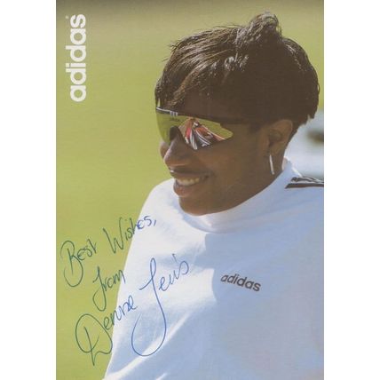 Denise Lewis British Athlete Olympic Games Gold Medal Hand Signed Photo