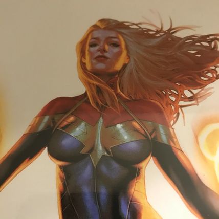 2020 Marvel Comics Captain Marvel Virgin Variant Cover Comic Book #1