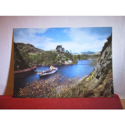 'SIR WALTER SCOTT' STEAM BOAT ON LOCH KATRINE, TROSSACHS, unused postcard 1983 =