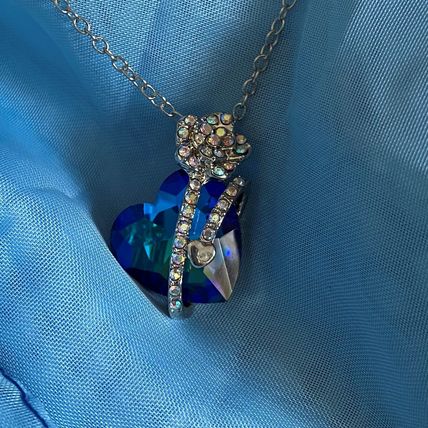 Necklace Crystal Rose Flower #631