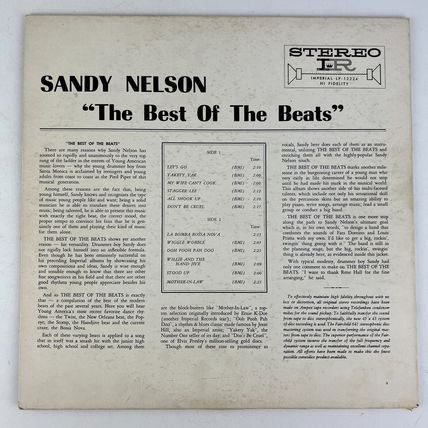Sandy Nelson – The Best Of The Beats Vinyl LP Record Album LP 12224