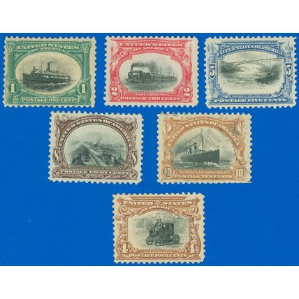 US SCOTT #294-#299 Pan-Americans, Mint & Used, See Description, SCV $296.00!