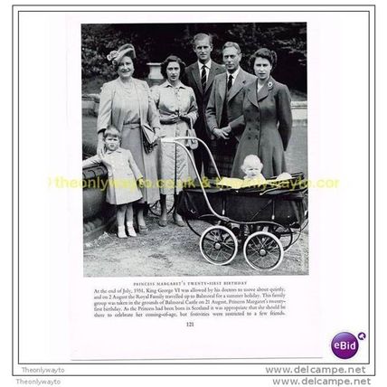 PRINCESS MARGARET'S 21ST BIRTHDAY 1951, Book Illustration, 1953