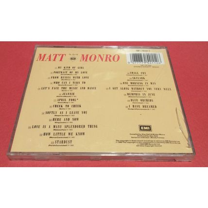 CD Album - Matt Monro - The Best Of The EMI Years