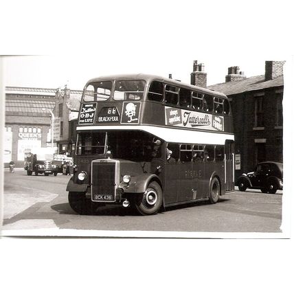 Black & White Photograph of Ribble Motor Services Ltd. - BCK 436