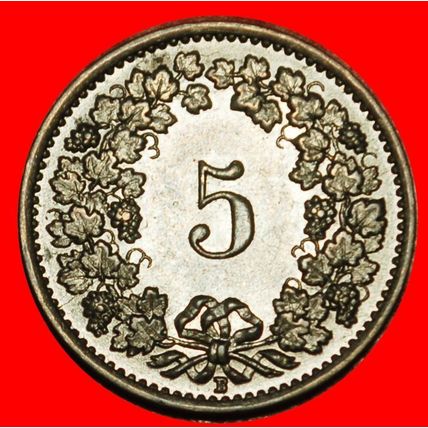 Ⰶ LIBERTY (1879-2025): SWITZERLAND★5 RAPPEN 1932B! DIES 1+A★LOW START★NO RESERVE