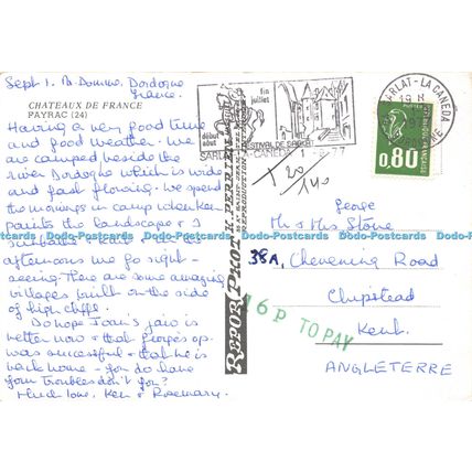 D026468 Chateaux de France. Fayrac. Report Phot. H. Perrien. 1977