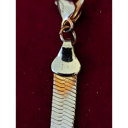Silver-Plated Herringbone Style 18 inch Chain Necklace - 5.5 mm