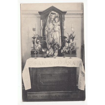 The Lady Altar Catholic Church Weymouth Postcard Dorset