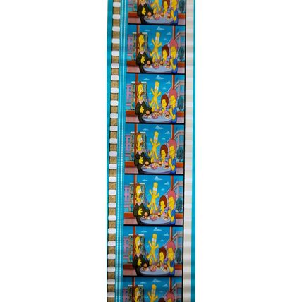 Simpsons Movie. Pk GEB - a013M . 1 STRIP OF 5 - 35MM FILM CELLS