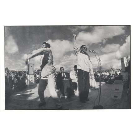 Eastern Cape African United Democratic Front Leader at 1985 UDF Funeral Postcard