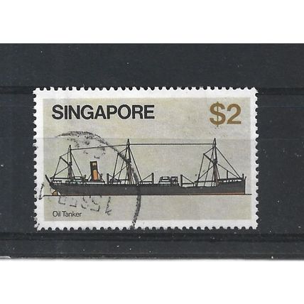 Singapore.SG374 $2 Murex (tanker).Fine Used.Jun25
