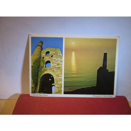 multiview, CORNISH ENGINE-HOUSES, CORNWALL. unused postcard Murray King =
