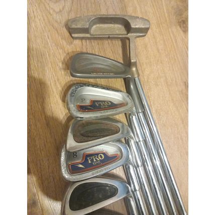 Full Set Of Irons and Putter [Grips Good] Golf Clubs Right Handed Mixed Brands