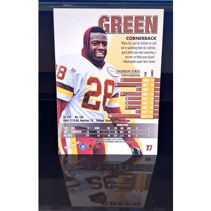DARRELL GREEN 1998 SKYBOX THUNDER FOOTBALL CARD #27