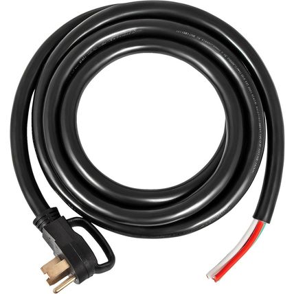 VEVOR 25 FT 50 Amp Generator Extension Cord 6 Gauge STW 6/3+8/1 RV Power Cord N1