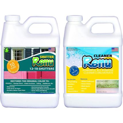 Premium Restorer-Restores Original Color & Rejuvenates Faded Shutters, Patio Fur