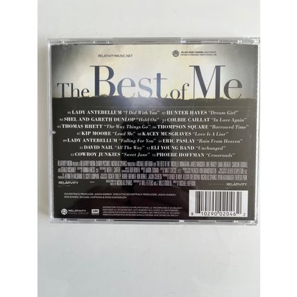 THE BEST OF ME (USA SOUNDTRACK AUDIO CD, 2014)