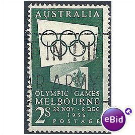 Australia 1954 SG280a 2s Deep Blueish-Green Fine Used