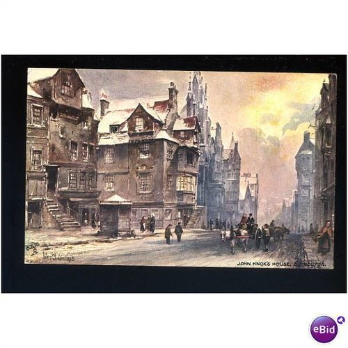 TUCK OILETTE Postcard 7293 "John Knox's House, Edinburgh"