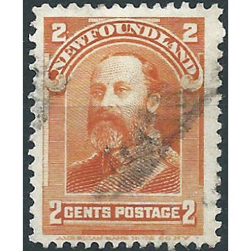 Newfoundland 1897 SG86 2c Orange Good/Fine Used .. ..